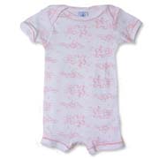 Short Sleeve Baby Bomper - Cute Pattern Baby Bomper